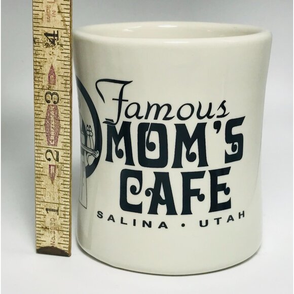 Vintage Mom's Cafe Salina Utah Heavy Coffee Diner Mug Restaurant Ware Classic - Picture 7 of 7